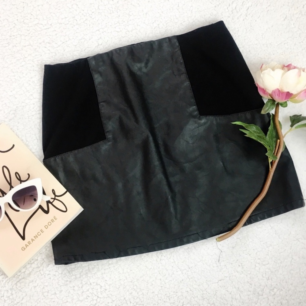 ASOS Leather Mini Skirt